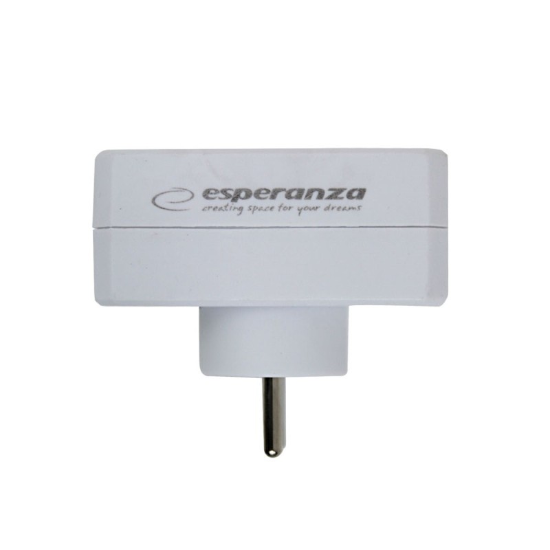 Esperanza ELK305W Electrical Splitter 2 Sockets White Esperanza ELK305W Electrical Splitter 2 Sockets White