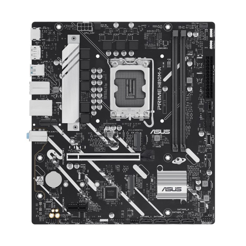 ASUS PRIME H810M-A-CSM Intel H810 LGA 1851 (Socket V1) micro ATX ASUS PRIME H810M-A-CSM Intel H810 LGA 1851 (Socket V1) micro ATX