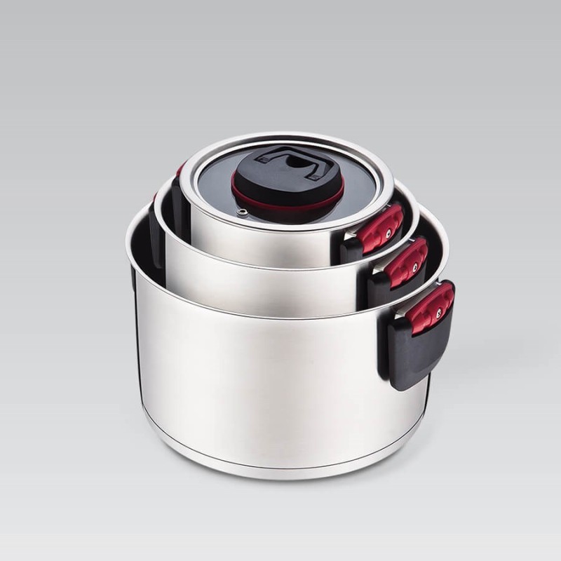 Maestro MR-3530-6 Pots set with folding handles 6 pieces Maestro MR-3530-6 Pots set with folding handles 6 pieces
