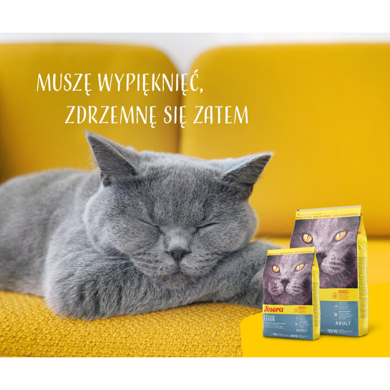 Josera LÉGER cats dry food 10 kg Adult Poultry Josera LÉGER cats dry food 10 kg Adult Poultry