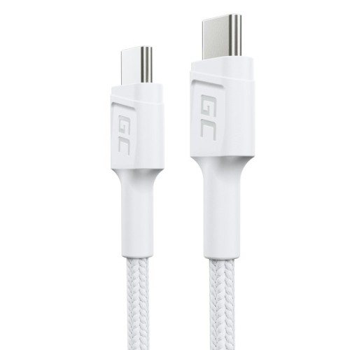 Green Cell GC PowerStream USB cable USB 3.2 Gen 1 (3.1 Gen 1) 0.3 m USB C White Green Cell GC PowerStream USB cable USB 3.2 Gen 1 (3.1 Gen 1) 0.3 m USB C White