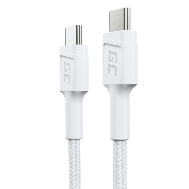 Green Cell GC PowerStream USB cable USB 3.2 Gen 1 (3.1 Gen 1) 0.3 m USB C White Green Cell GC PowerStream USB cable USB 3.2 Gen 1 (3.1 Gen 1) 0.3 m USB C White