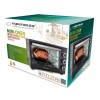 Esperanza EKO006 Mini oven with convection and spit 25 l 1600W Black Esperanza EKO006 Mini oven with convection and spit 25 l 1600W Black