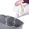 DIAMENTIQ BAYA whie/light grey -  cat litter box - 55,5 x 40 x 38,7 cm