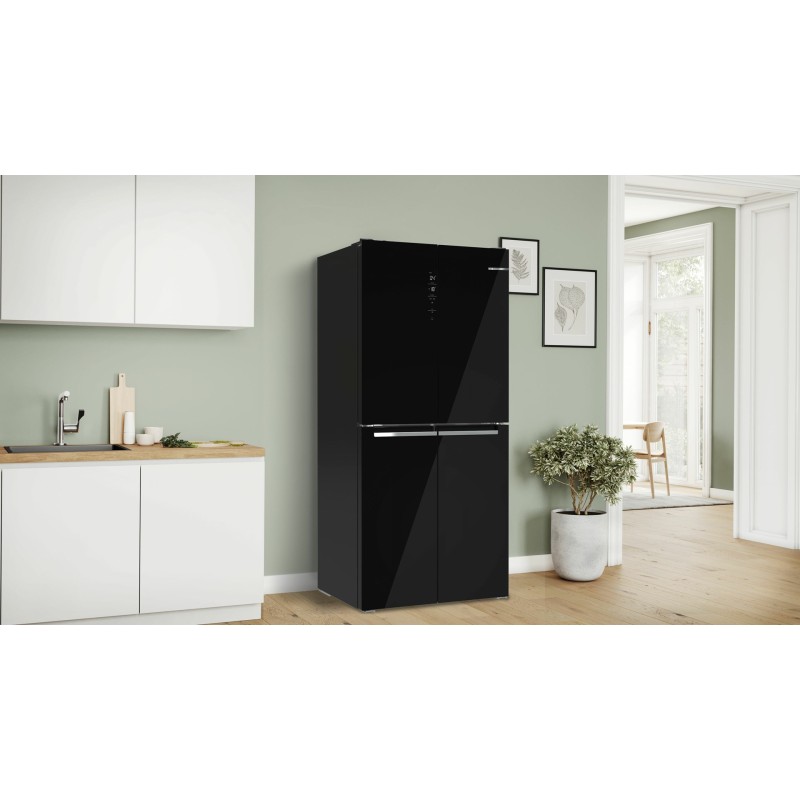 Bosch Serie 4 KMC85LBEA side-by-side refrigerator Freestanding 547 L E Black Bosch Serie 4 KMC85LBEA side-by-side refrigerator Freestanding 547 L E Black