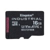 Kingston Technology Industrial 16 GB MicroSDHC UHS-I Class 10
