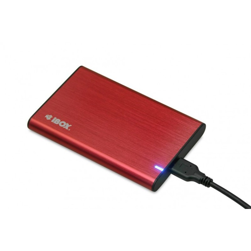 iBox HD-05 HDD/SSD enclosure Red 2.5 iBox HD-05 HDD/SSD enclosure Red 2.5