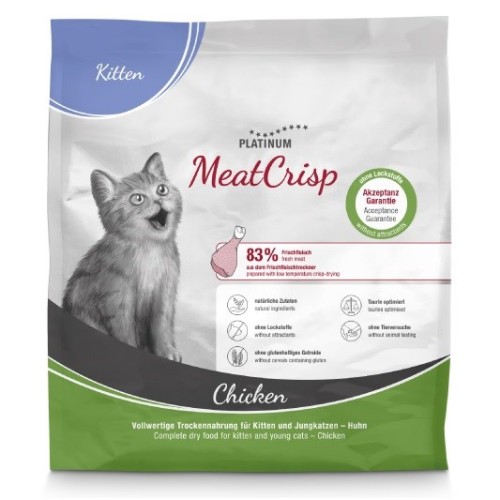 PLATINUM MeatCrisp Kitten Chicken - dry cat food - 400g