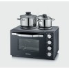 SEVERIN MINI OVEN WITH COOKING PLATES, 30 L TO2074 SEVERIN MINI OVEN WITH COOKING PLATES, 30 L TO2074