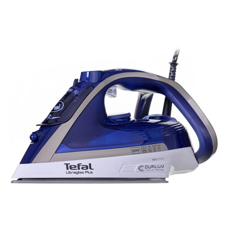 Tefal Ultimate Pure FV6812E0 iron Steam iron 2800 W Blue, Silver Tefal Ultimate Pure FV6812E0 iron Steam iron 2800 W Blue, Silver