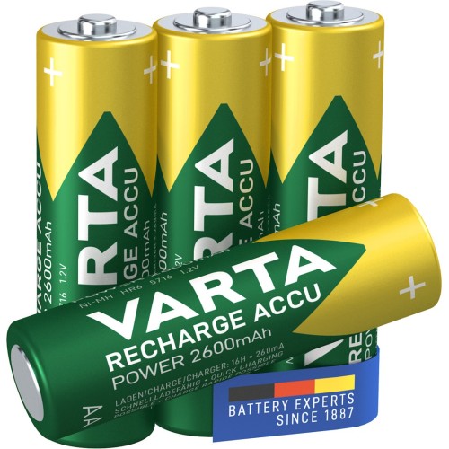 Varta 05716 Rechargeable battery AA Nickel-Metal Hydride (NiMH) Varta 05716 Rechargeable battery AA Nickel-Metal Hydride (NiMH)