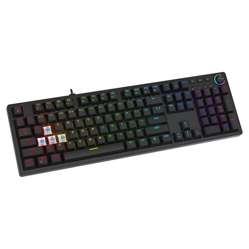 Savio STYX Outemu Blue, Hot Swap, RGB keyboard Gaming Savio STYX Outemu Blue, Hot Swap, RGB keyboard Gaming