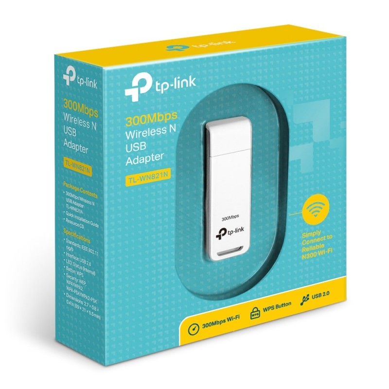 TP-Link TL-WN821N network card WLAN 300 Mbit/s TP-Link TL-WN821N network card WLAN 300 Mbit/s