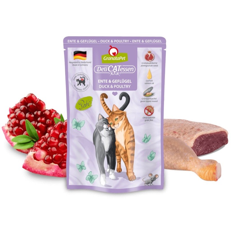 GRANATAPET DeliCATessen Duck and poultry - wet cat food - 85g GRANATAPET DeliCATessen Duck and poultry - wet cat food - 85g