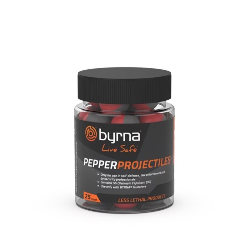 Pepper bullets BYRNA PEPPER k.68 25 pcs. for BYRNA (JB68305-1) Pepper bullets BYRNA PEPPER k.68 25 pcs. for BYRNA (JB68305-1)