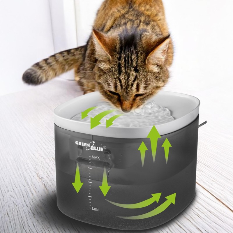 GreenBlue Automatic Water Dispenser/Pet Drinker, 3L, USB 5V1A, GB392 GreenBlue Automatic Water Dispenser/Pet Drinker, 3L, USB 5V1A, GB392