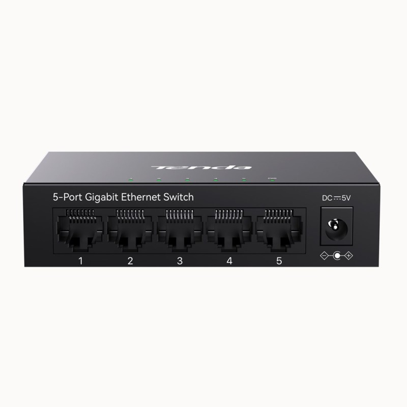 Tenda TEG1005M network switch Unmanaged L2 Gigabit Ethernet (10/100/1000) Black Tenda TEG1005M network switch Unmanaged L2 Gigabit Ethernet (10/100/1000) Black