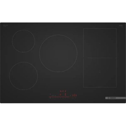 Bosch Serie 6 PVW81CHB1E hob Black Built-in 80 cm Zone induction hob 5 zone(s)