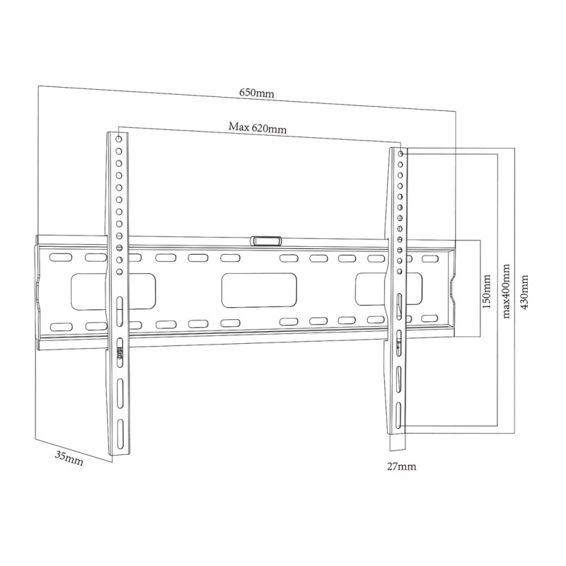 Maclean TV MC-419 Wall Mount Bracket 32 Maclean TV MC-419 Wall Mount Bracket 32