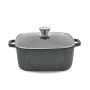 Maestro MR-2828 Pot with lid 28 cm 8 l Black