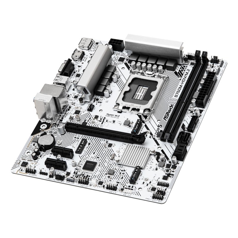 Asrock B760M-HDV/M.2 motherboard Intel B760 LGA 1700 micro ATX