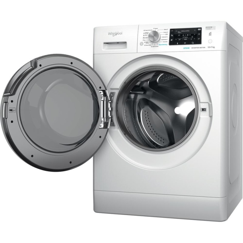 Whirlpool FFWDD 1076258 SV EE washer dryer Freestanding Front-load White E Whirlpool FFWDD 1076258 SV EE washer dryer Freestanding Front-load White E