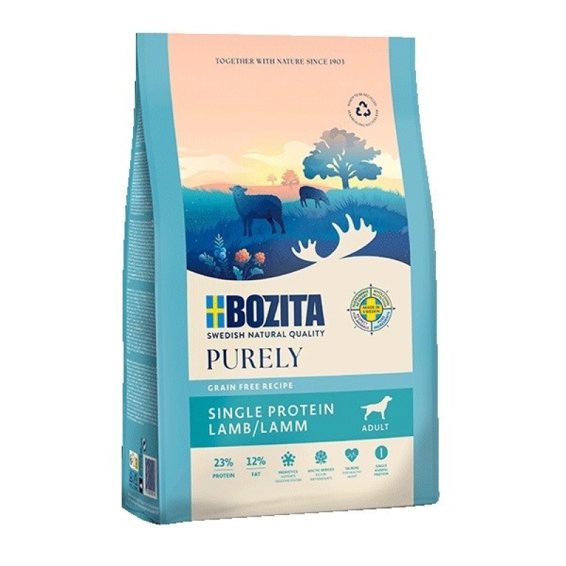 BOZITA Purely Adult Lamb - dry dog food - 2,5kg BOZITA Purely Adult Lamb - dry dog food - 2,5kg