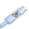 Baseus Gem USB C to USB C fast charging cable 2 m 100 W Blue Baseus Gem USB C to USB C fast charging cable 2 m 100 W Blue