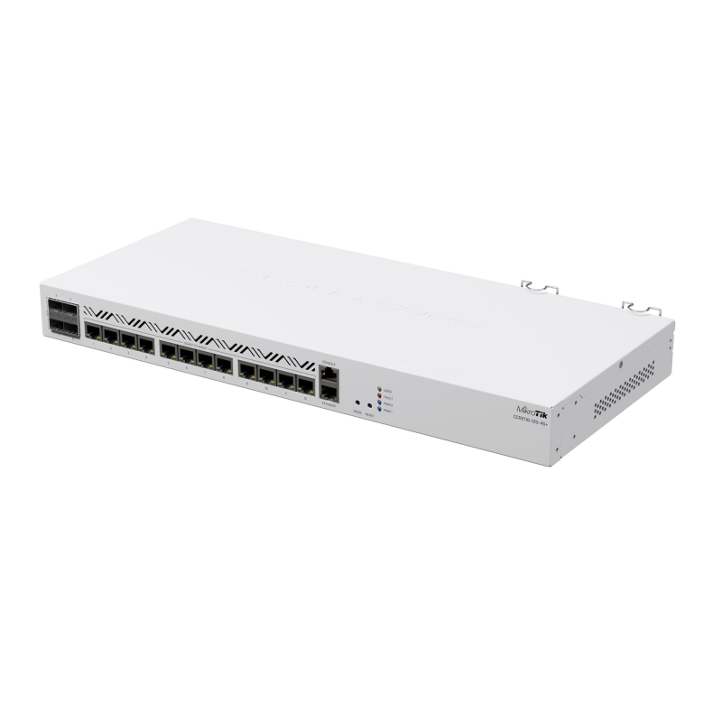 Router Mikrotik CCR2116-12G-4S+ Total Ethernet Ports:17; Architecture:ARM 64bit; CPU core:16 Router Mikrotik CCR2116-12G-4S+ Total Ethernet Ports:17; Architecture:ARM 64bit; CPU core:16