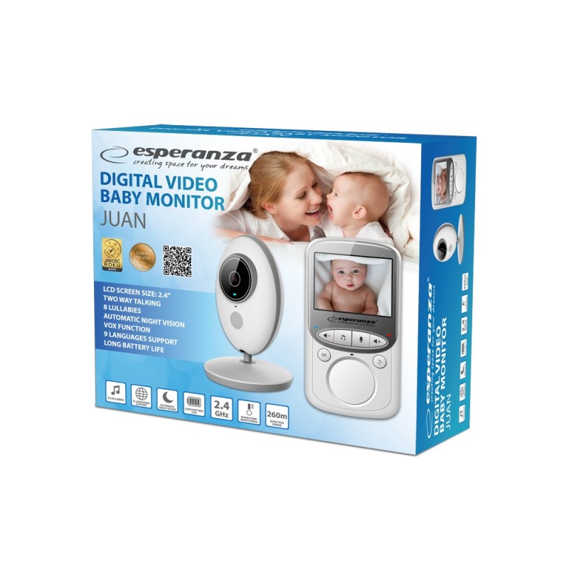 Esperanza EHM003 LCD Baby Monitor 2.4 Esperanza EHM003 LCD Baby Monitor 2.4