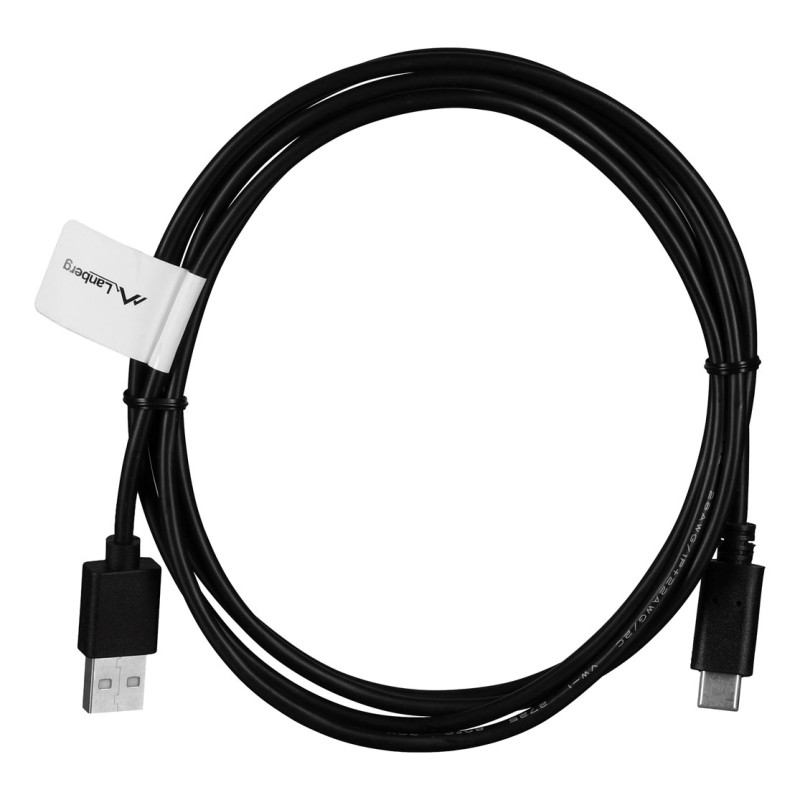Lanberg CA-USBO-20CU-0018-BK kabel USB 1,8 m USB 2.0 USB A USB C Black Lanberg CA-USBO-20CU-0018-BK kabel USB 1,8 m USB 2.0 USB A USB C Black