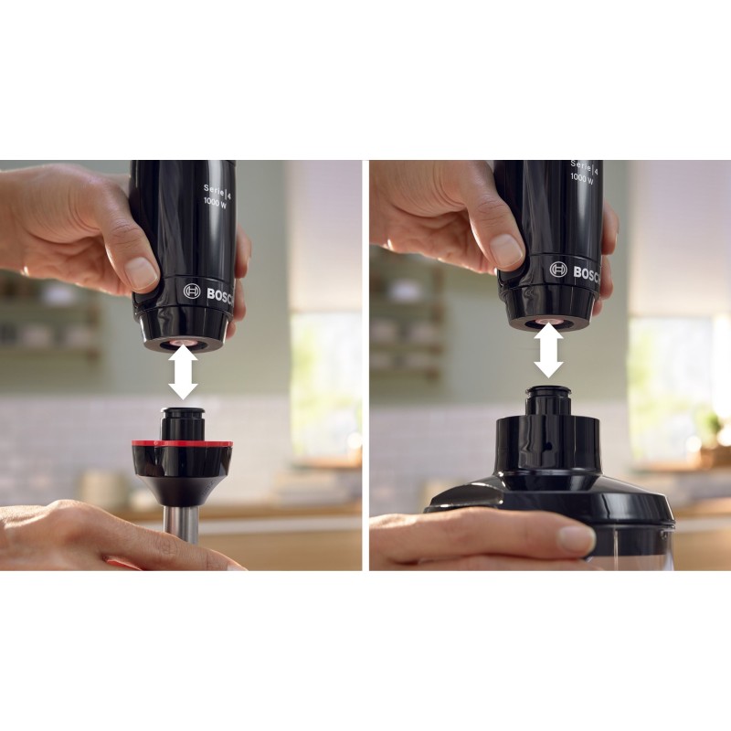 Bosch Serie 4 MSM4B621 blender 0.6 L Immersion blender 1000 W Anthracite, Transparent Bosch Serie 4 MSM4B621 blender 0.6 L Immersion blender 1000 W Anthracite, Transparent