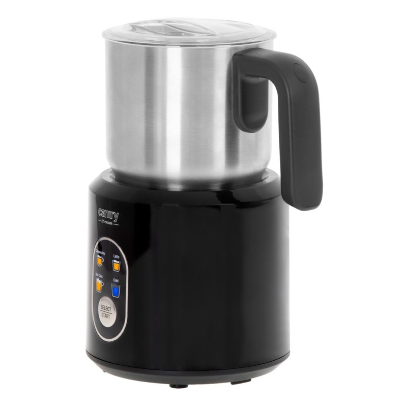 CAMRY CR 4498 automatic milk frother black, silver CAMRY CR 4498 automatic milk frother black, silver