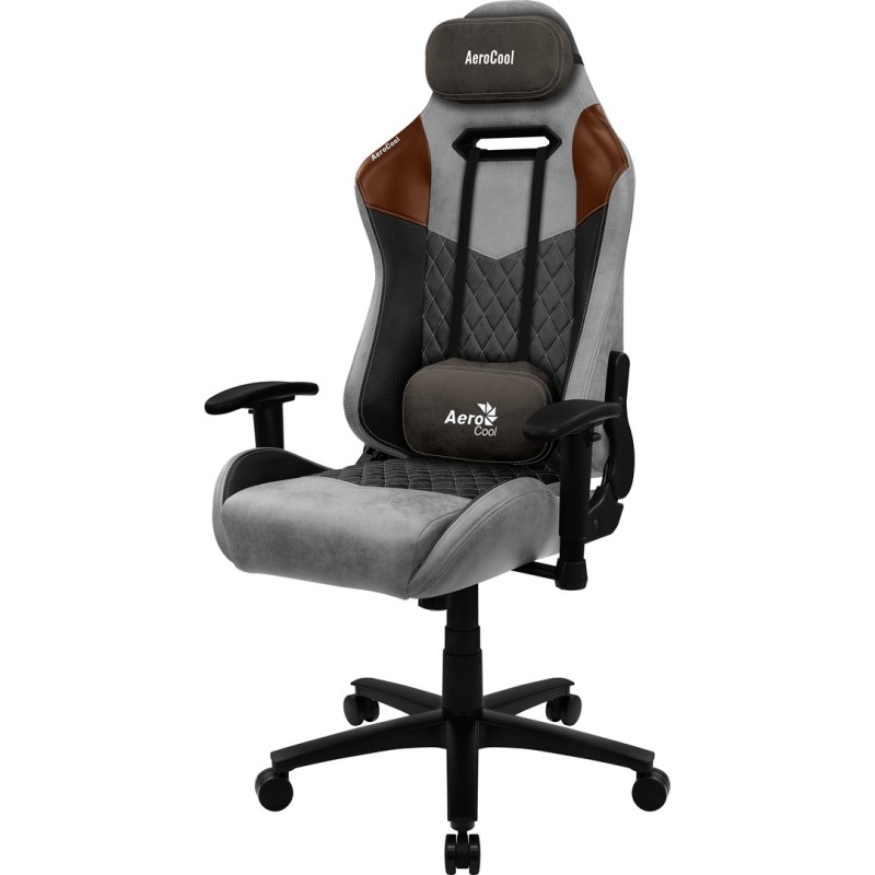 Aerocool DUKE AeroSuede Universal gaming chair Black, Brown, Grey Aerocool DUKE AeroSuede Universal gaming chair Black, Brown, Grey