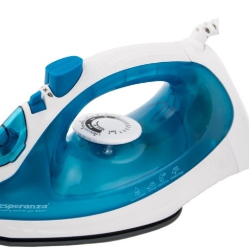 Esperanza EHI002 iron Steam iron Ceramic soleplate Blue,White 2200 W Esperanza EHI002 iron Steam iron Ceramic soleplate Blue,White 2200 W