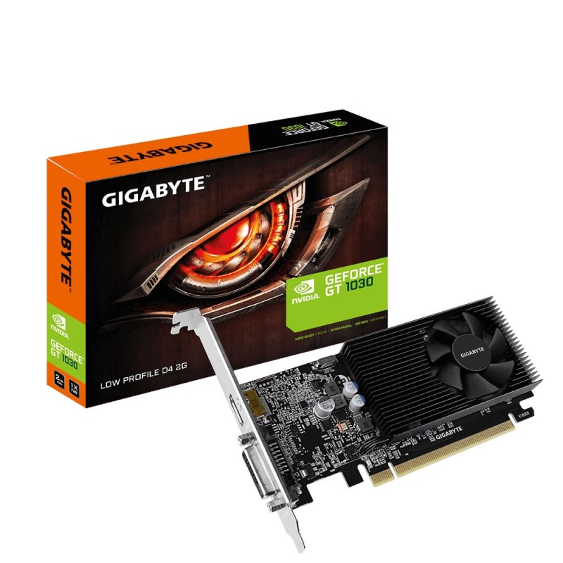 Gigabyte GV-N1030D4-2GL graphics card NVIDIA GeForce GT 1030 2 GB GDDR4 Gigabyte GV-N1030D4-2GL graphics card NVIDIA GeForce GT 1030 2 GB GDDR4