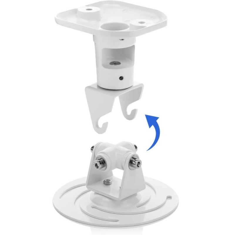 Techly Universal Ceiling Bracket for Projector, White ICA-PM 100WH Techly Universal Ceiling Bracket for Projector, White ICA-PM 100WH