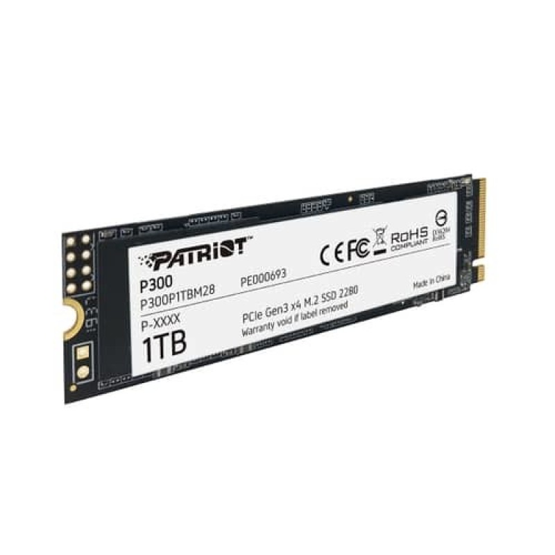 Patriot Memory P300 M.2 1000 GB PCI Express 3.0 NVMe Patriot Memory P300 M.2 1000 GB PCI Express 3.0 NVMe