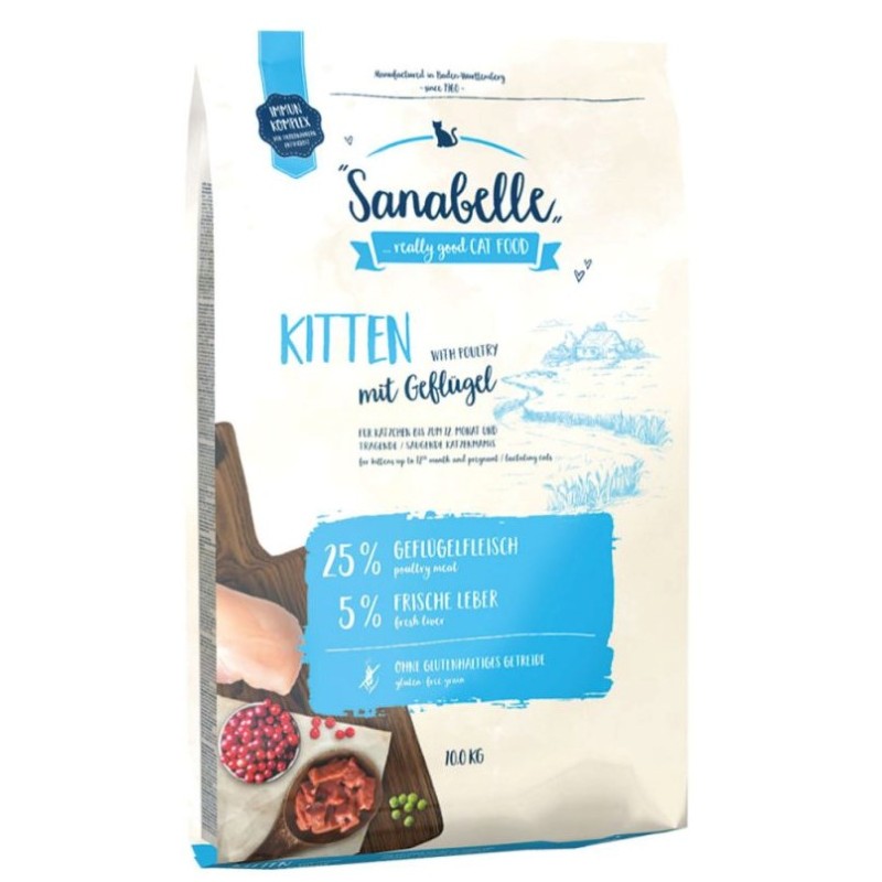 BOSCH Sanabelle Kitten with Poultry - Dry Cat Food - 10 kg BOSCH Sanabelle Kitten with Poultry - Dry Cat Food - 10 kg