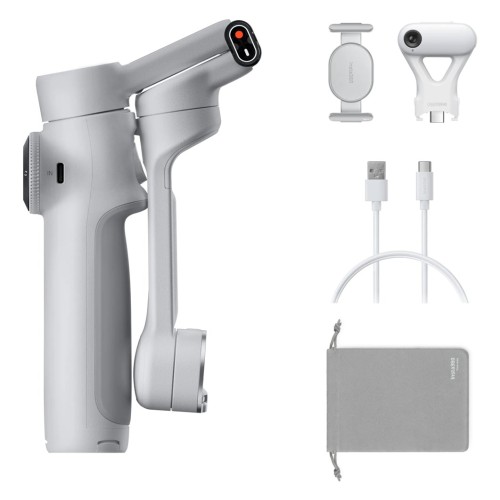 Insta360 Flow 2 AI Tracker Bundle (Stone Gray) - gimbal z modułem śledzenia AI