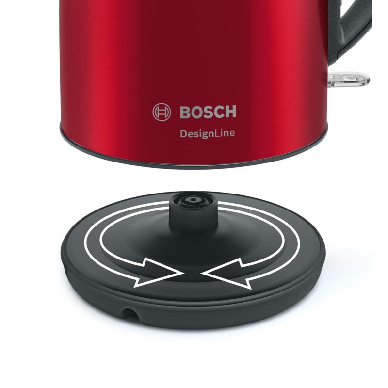 Bosch TWK3P424 electric kettle 1.7 L 2400 W Grey, Red Bosch TWK3P424 electric kettle 1.7 L 2400 W Grey, Red