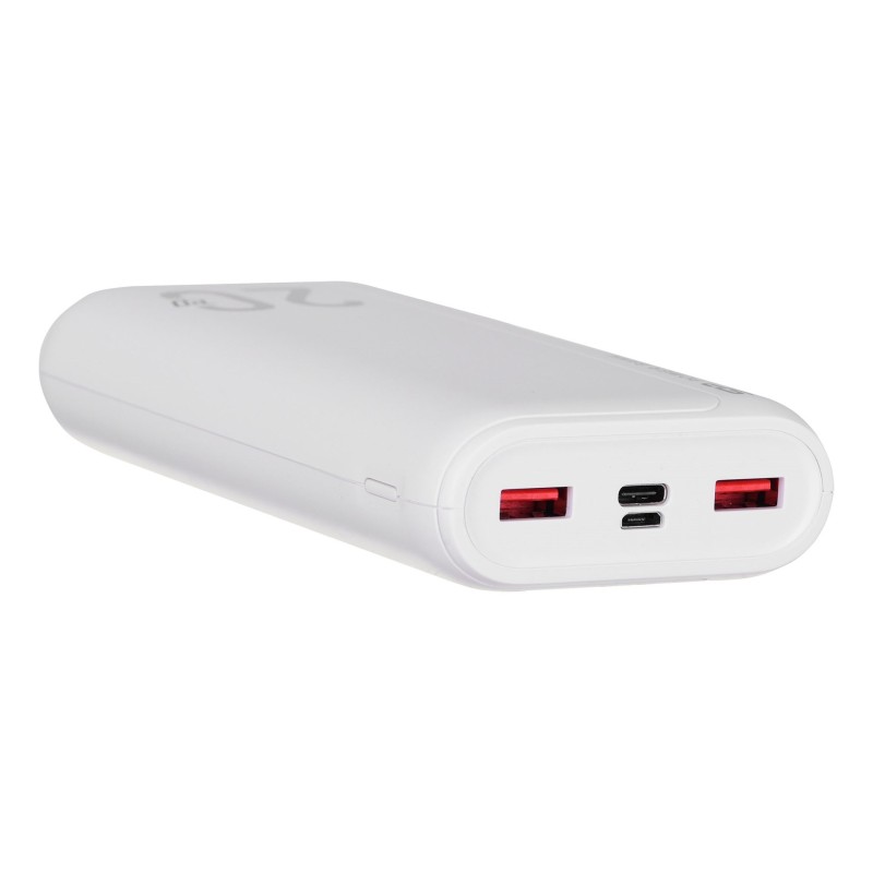 SILICON POWER QS15 Powerbank External battery 20000 mAh 2x USB QC 3.0 1x USB-C PD (SP20KMAPBKQS150W) White SILICON POWER QS15 Powerbank External battery 20000 mAh 2x USB QC 3.0 1x USB-C PD (SP20KMAPBKQS150W) White