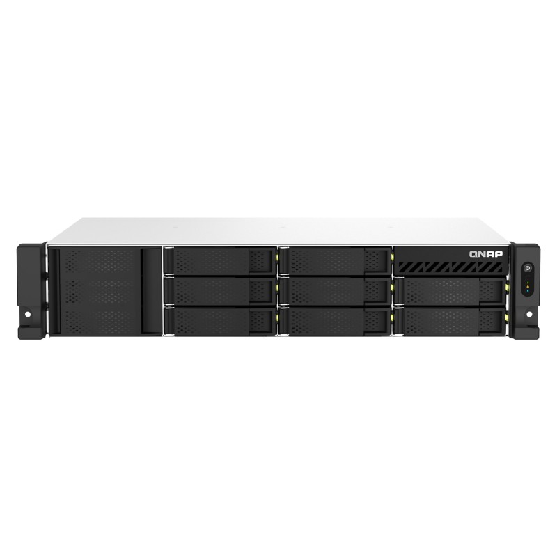 QNAP TS-864EU-RP-8G NAS/storage server Rack (2U) Ethernet LAN Black QNAP TS-864EU-RP-8G NAS/storage server Rack (2U) Ethernet LAN Black