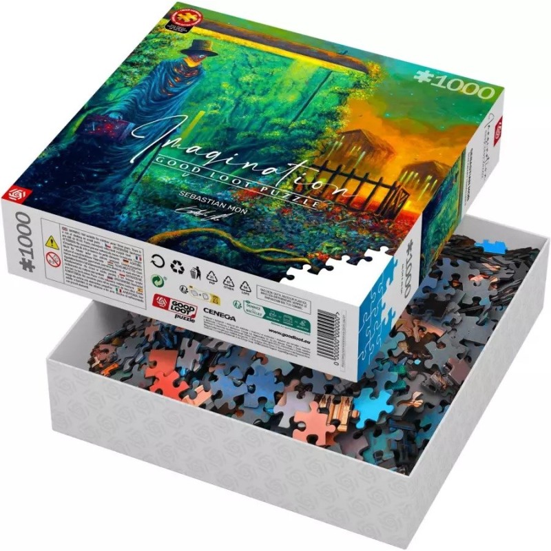 Puzzle Good Loot Imagination - Sebastian Moń: Stationary Traveller II 1000 pc(s) Puzzle Good Loot Imagination - Sebastian Moń: Stationary Traveller II 1000 pc(s)