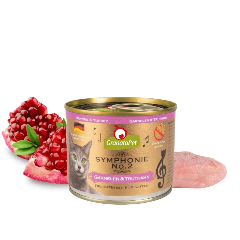 GRANATAPET Symphonie  No.2 Prawns and turkey - wet cat food - 200g GRANATAPET Symphonie  No.2 Prawns and turkey - wet cat food - 200g