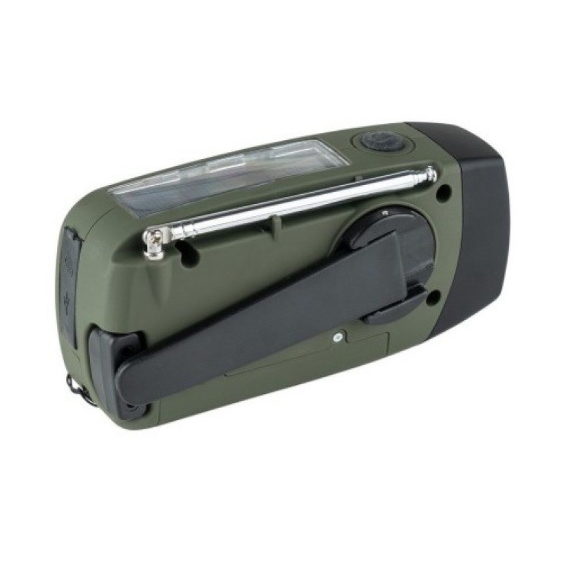 Fosco Emergency Emergency radio with light and power bank Green, Black Fosco Emergency Emergency radio with light and power bank Green, Black