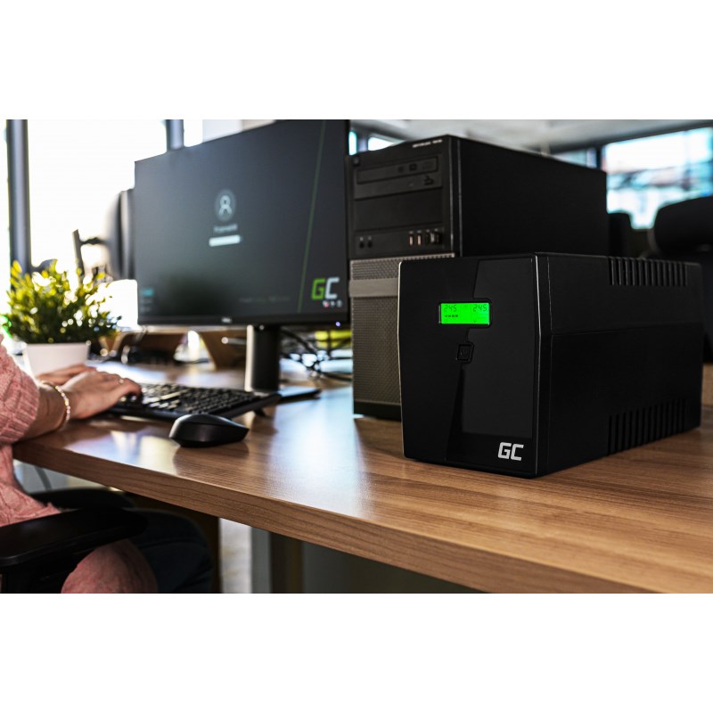 Green Cell UPS08 uninterruptible power supply (UPS) Line-Interactive 1000 VA 700 W 4 AC outlet(s) Green Cell UPS08 uninterruptible power supply (UPS) Line-Interactive 1000 VA 700 W 4 AC outlet(s)