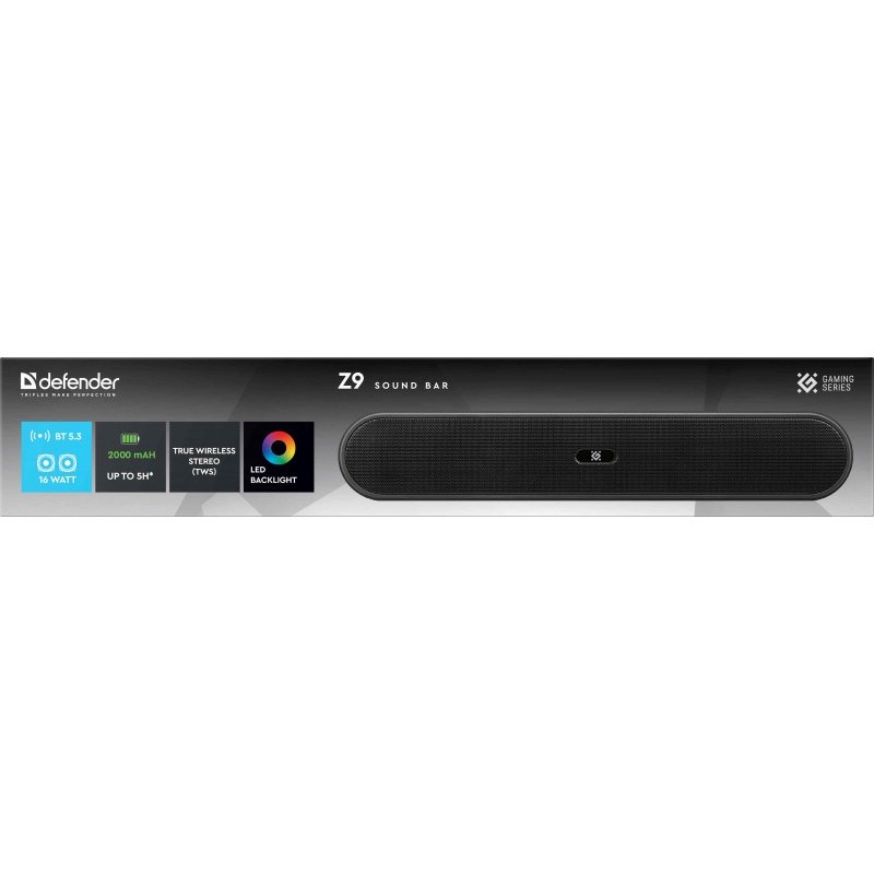 DEFENDER BLUETOOTH SOUNDBAR Z2 6W LED USB DEFENDER BLUETOOTH SOUNDBAR Z2 6W LED USB