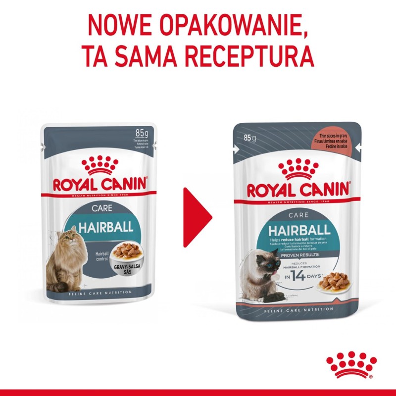 ROYAL CANIN Hairball Care Wet cat food Chunks in sauce 12x85 g ROYAL CANIN Hairball Care Wet cat food Chunks in sauce 12x85 g