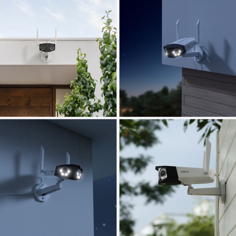 Reolink Duo Series W730 - 4K Outdoor Wi-Fi Camera, Dual-Lens, 180° Panoramic View, Person/Vehicle/Animal Detection Reolink Duo Series W730 - 4K Outdoor Wi-Fi Camera, Dual-Lens, 180° Panoramic View, Person/Vehicle/Animal Detection